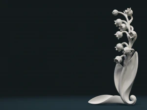 lily of the valley 3D Print Model