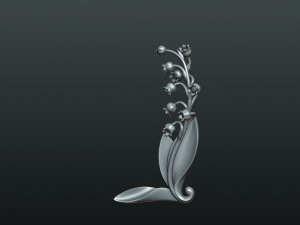lily of the valley Model Cetak 3D