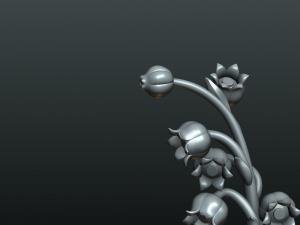 lily of the valley Model Cetak 3D