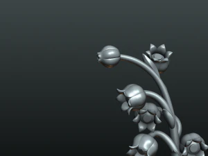 lily of the valley 3D Print Model