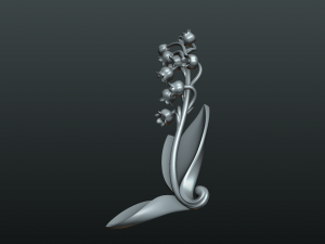 lily of the valley Model Cetak 3D