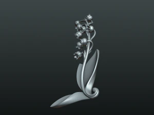 lily of the valley 3D Print Model