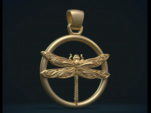 dragonfly pendant 3D Print Model