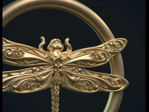 dragonfly pendant 3D Print Model
