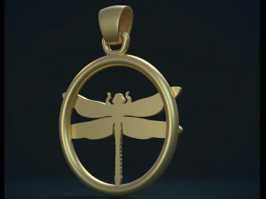 dragonfly pendant 3D Print Model