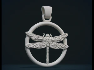 dragonfly pendant 3D Print Model