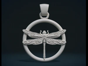 dragonfly pendant 3D Print Model