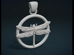dragonfly pendant 3D Print Model