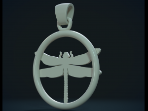 dragonfly pendant Modello di stampa 3D