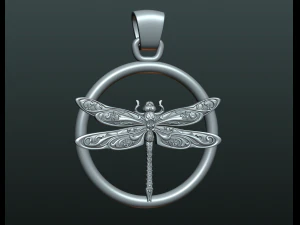 dragonfly pendant 3D Print Model