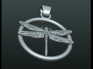 dragonfly pendant 3D Print Model