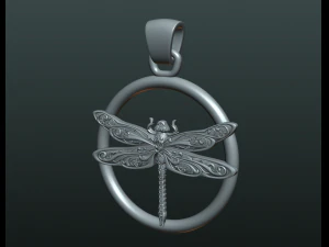 dragonfly pendant 3D Print Model