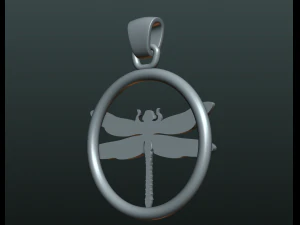 dragonfly pendant 3D Print Model