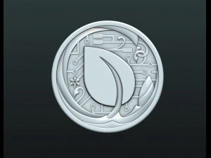 peercoin 3D Print Model