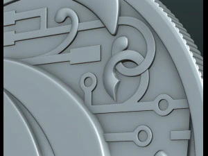 peercoin 3D Print Model