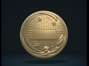 peercoin 3D Принт Модель