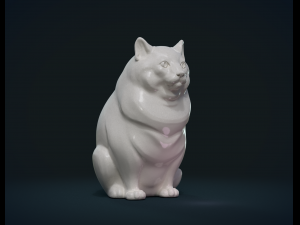 fat cat Model Cetak 3D