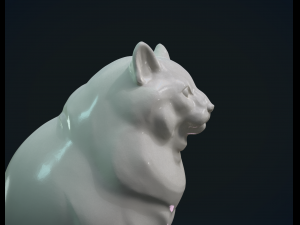 fat cat Model Cetak 3D