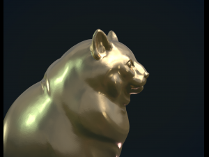 fat cat Model Cetak 3D