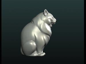 fat cat Model Cetak 3D