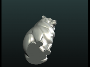 fat cat Model Cetak 3D