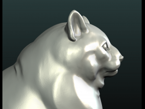 fat cat Model Cetak 3D