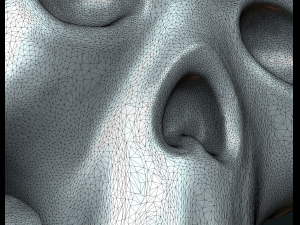 simple skull relief 3D Принт Модель