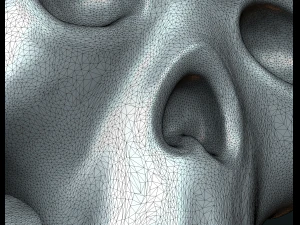 simple skull relief 3D Print Model