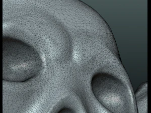 simple skull relief 3D Print Model