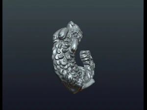 bajorrelieve de gato Modelo de impresión 3D