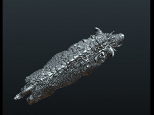 wild boar in static pose Modelo de Impressão 3D