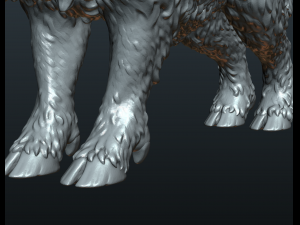 wild boar in static pose Modelo de Impressão 3D