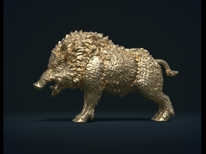 wild boar in static pose 3D Print Model