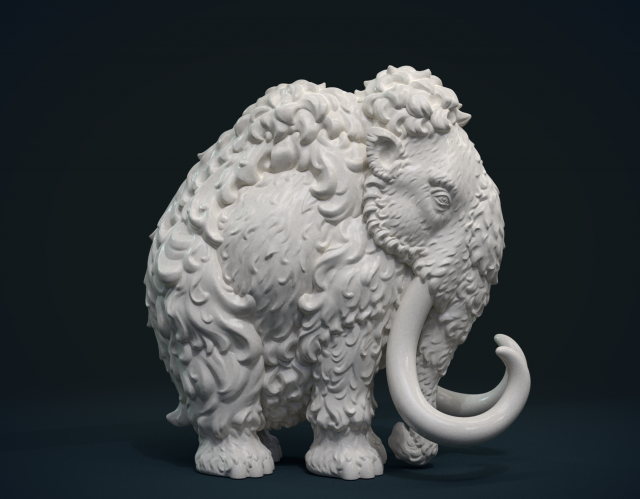 mammoth 3D Baskı Modeli .c4d .max .obj .3ds .fbx .stl .blend 