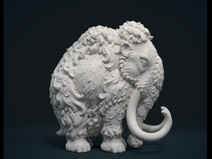 mammoth 3D Print Model