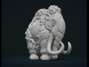 mammoth 3D Baskı Modeli