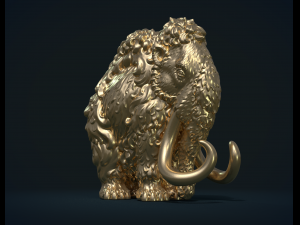 mammoth 3D Baskı Modeli