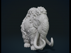 mammoth 3D Baskı Modeli