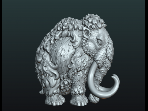 mammoth 3D Baskı Modeli