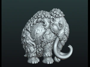 mammoth 3D Print Model