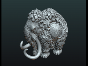 mammoth 3D Baskı Modeli