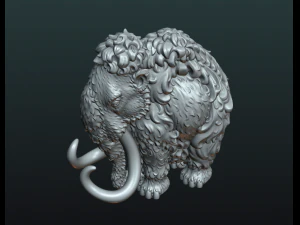 mammoth 3D Print Model
