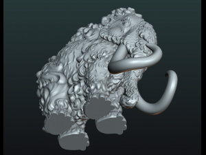 mammoth 3D Baskı Modeli
