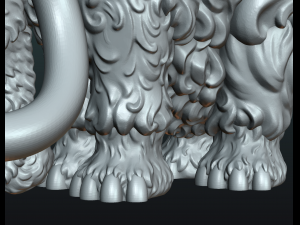 mammoth 3D Baskı Modeli