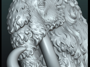 mammoth 3D Baskı Modeli