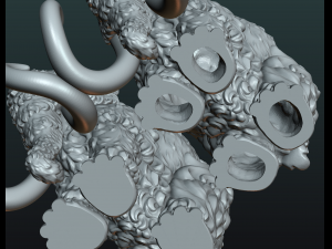 mammoth 3D Baskı Modeli