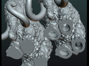 mammoth 3D Baskı Modeli