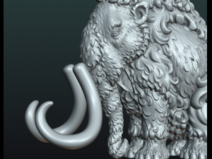 mammoth 3D Baskı Modeli