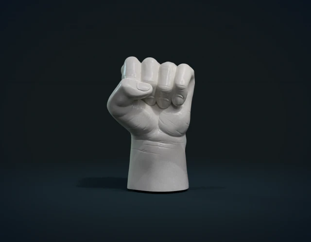 fist hand 3D Print Model .c4d .max .obj .3ds .fbx .stl .blend 