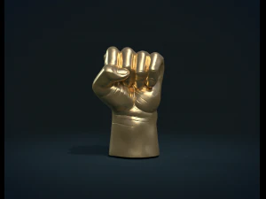 fist hand 3D Print Model